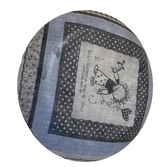 HANDMADE 8" MOD PODGE PLATE LOVE IS NOT A FEELING- LOVE IS AN ACTION - Picture 3 of 5